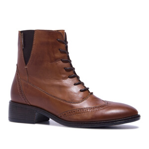 Carl Scarpa Isla Tan Leather Ankle Boots